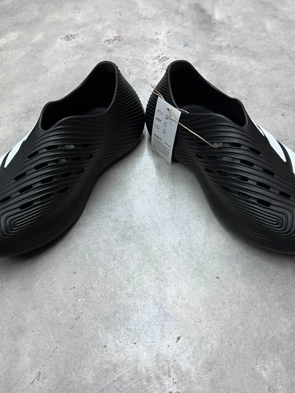 Adidas Purechill Post-Workout Recovery Slides Black White Men's KH6421 - New